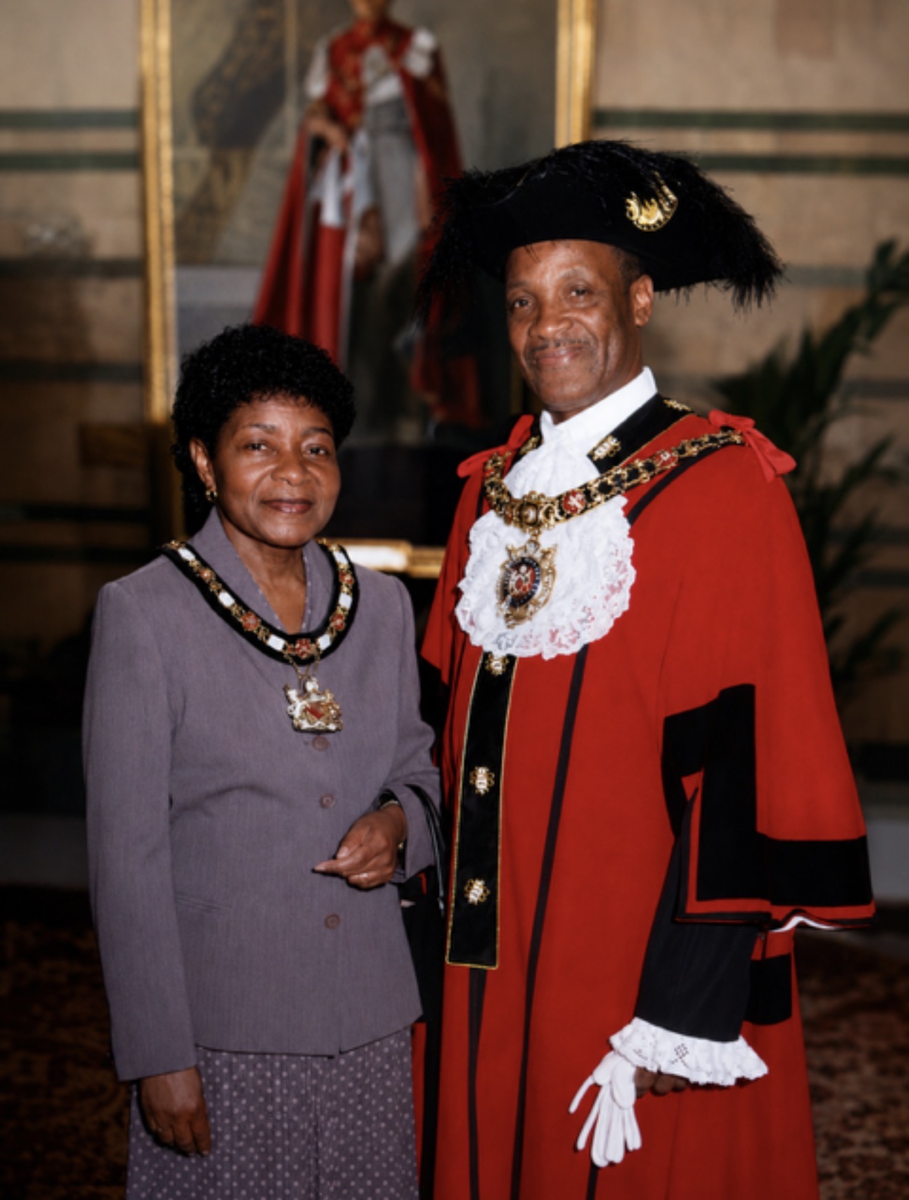 Roy Walters in ceremonial attire